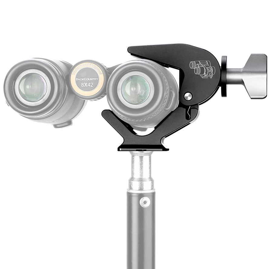 Leofoto BC-02 Universal Binocular Clamp Holder with Arca-Swiss Foot-