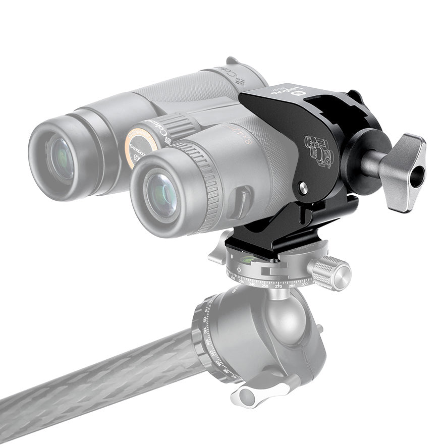 Leofoto BC-02 Universal Binocular Clamp Holder with Arca-Swiss Foot-