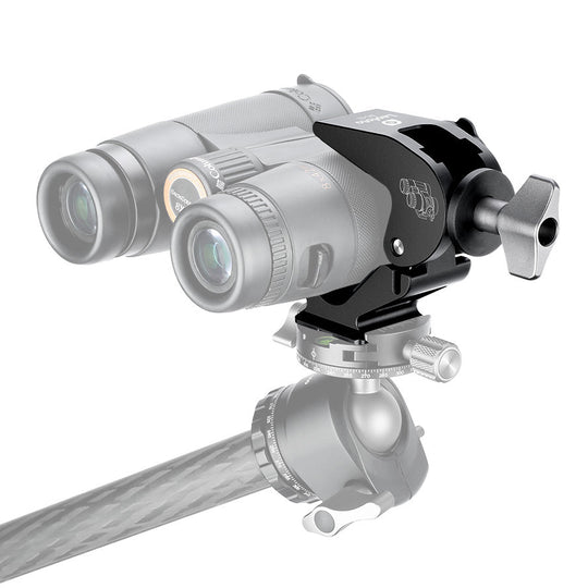 Leofoto BC-02 Universal Binocular Clamp Holder with Arca-Swiss Foot-