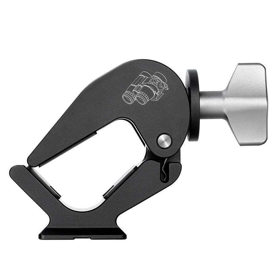 Leofoto BC-02 Universal Binocular Clamp Holder with Arca-Swiss Foot-
