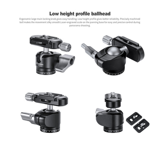 Leofoto LH-22 Low Profile Ballhead