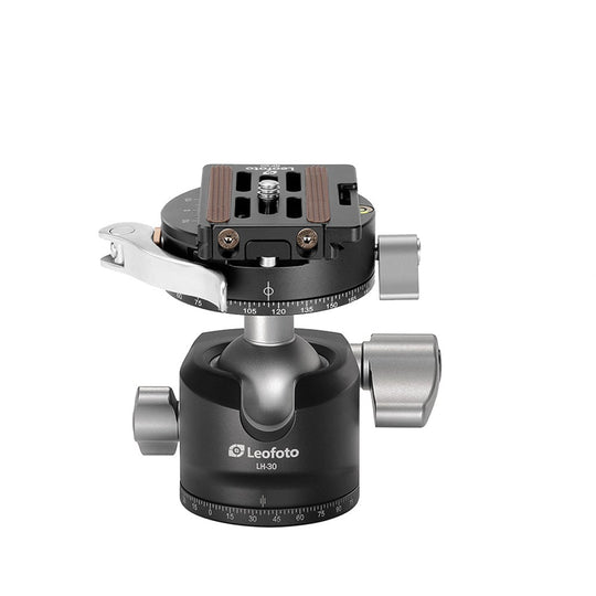 Leofoto LH-30 Low Profile Ballhead-LH-30PCL | Lever Release Panning-