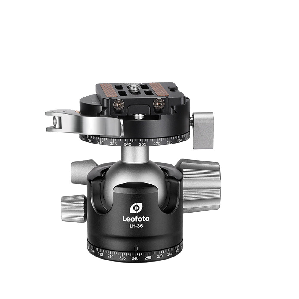 Leofoto LH-36 Low Profile Ballhead-LH-36PCL | Lever Release Panning-