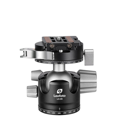 Leofoto LH-36 Low Profile Ballhead-LH-36PCL | Lever Release Panning-