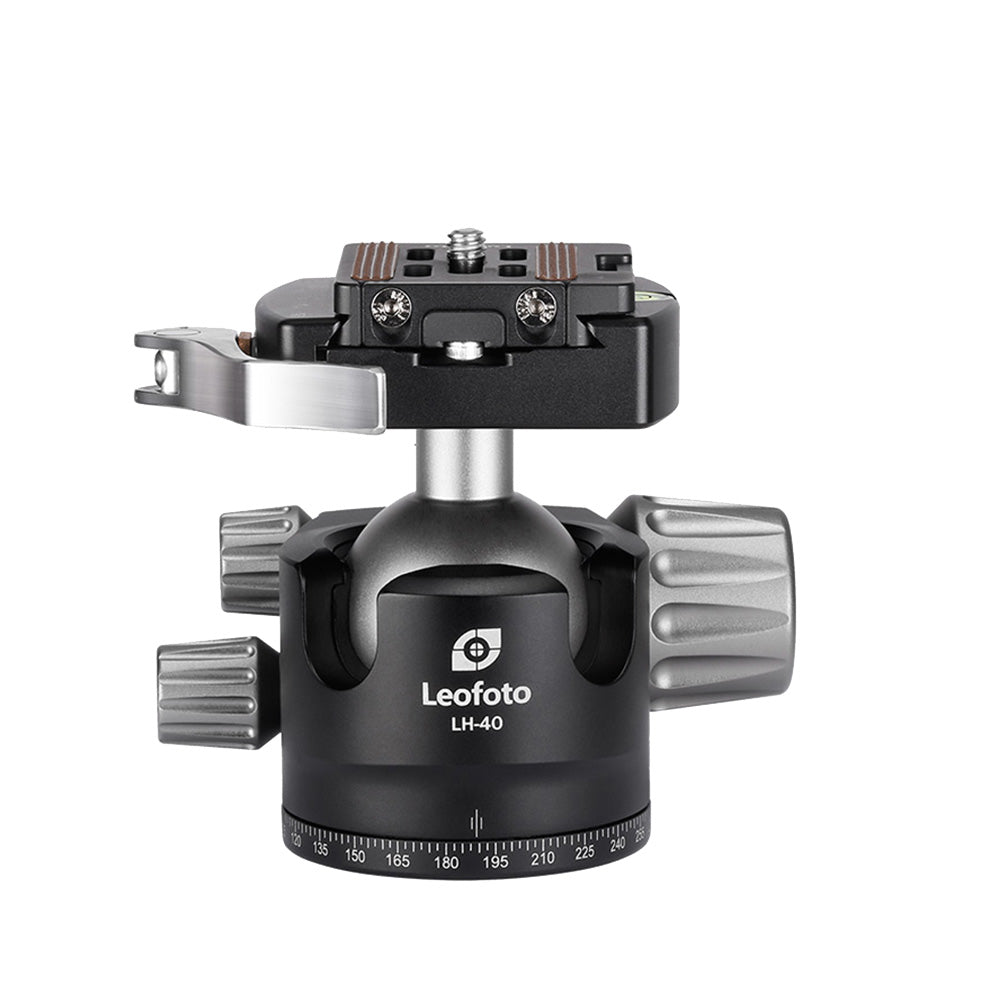 Leofoto LH-40 Low Profile Ballhead-LH-40LR | Lever Release Standard-