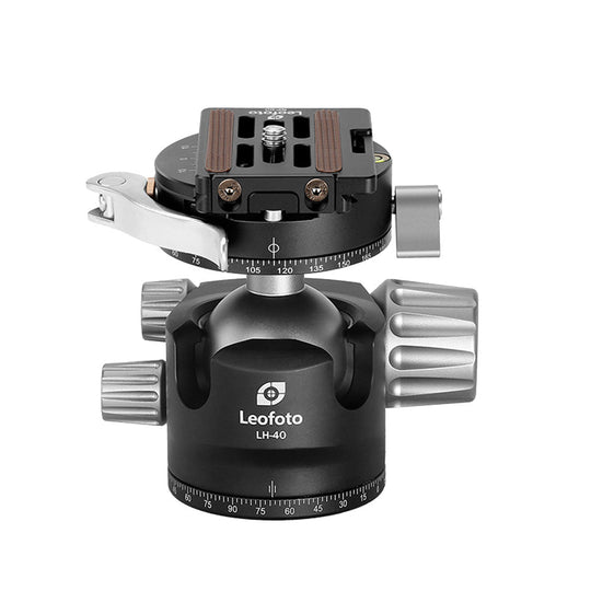 Leofoto LH-40 Low Profile Ballhead-LH-40PCL | Lever Release Panning-