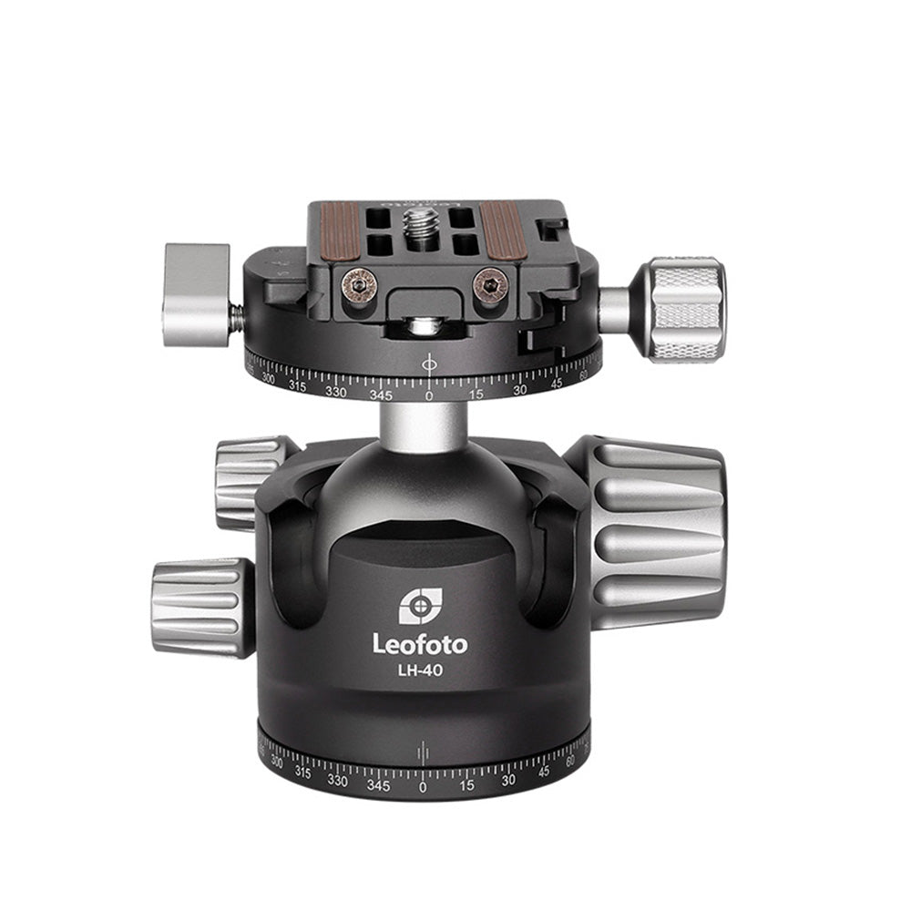 Leofoto LH-40 Low Profile Ballhead-LH-40R | Screw Release Panning-