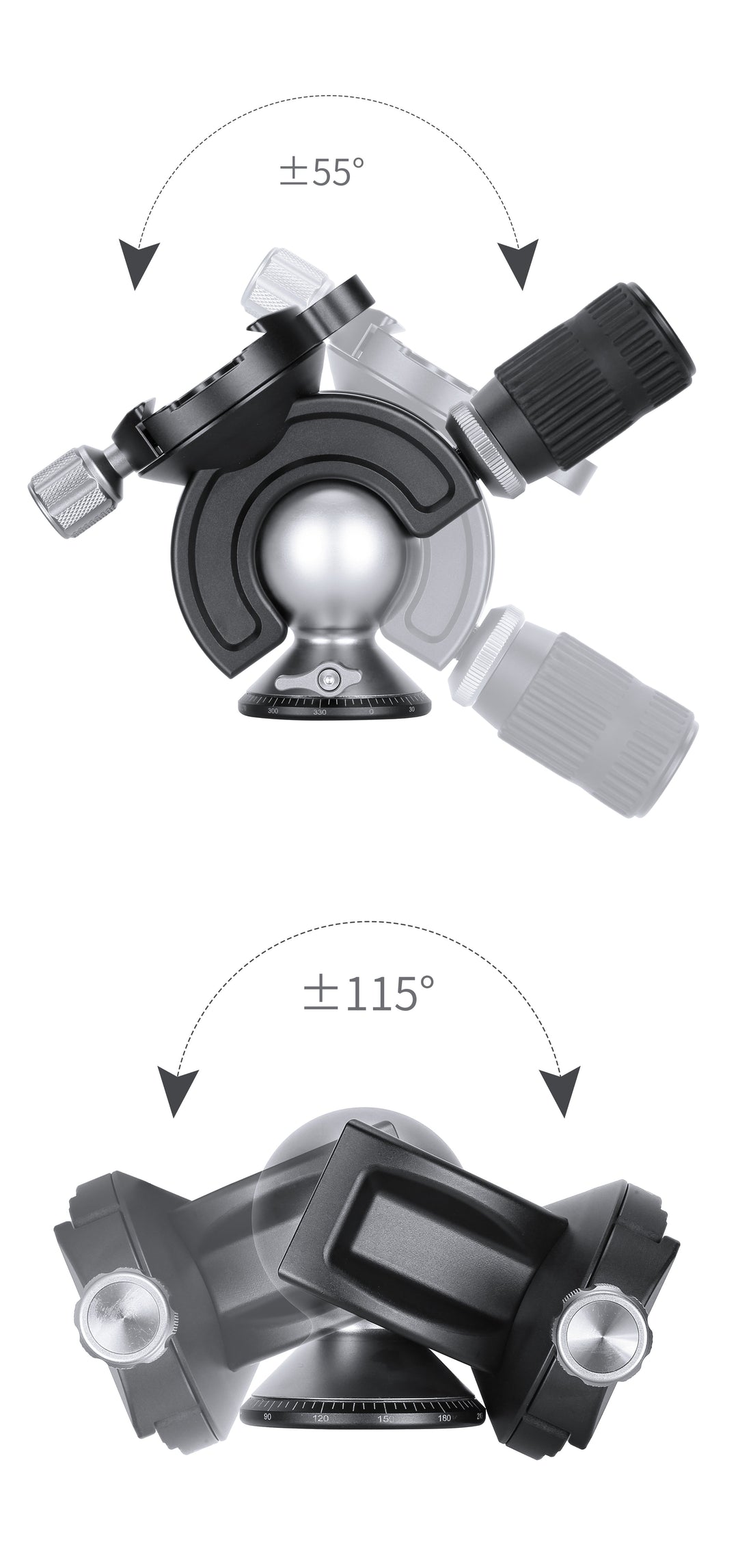 Leofoto MH-60 Panning Ball Head-