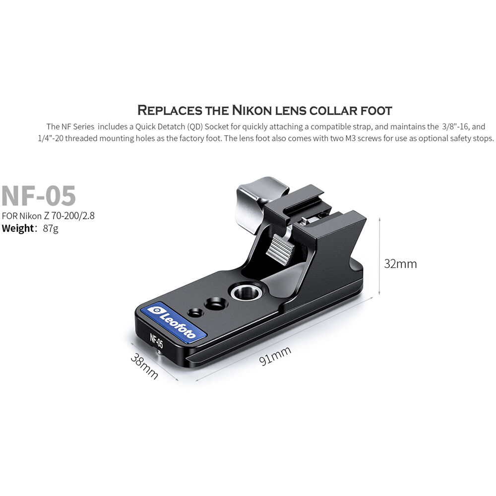 Leofoto Replacement Lens Feet For Nikon