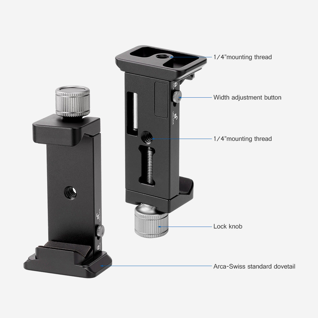 Leofoto PC-90II Smartphone Clamp-