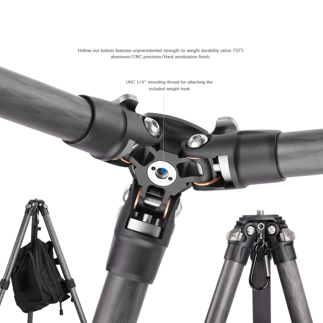 Leofoto Ranger LS-224C + LH-25 Carbon Fiber Tripod Kit  - Landscapegear