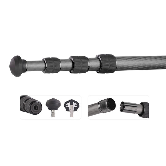 Leofoto Ranger LS-224C + LH-25 Carbon Fiber Tripod Kit  - Landscapegear