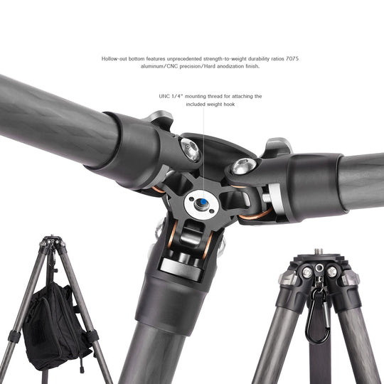 Leofoto Ranger LS-225C + LH-25 Carbon Fiber Tripod Kit-