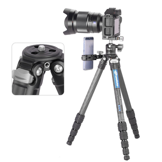 Leofoto Ranger LS-225C + LH-25 Carbon Fiber Tripod Kit-