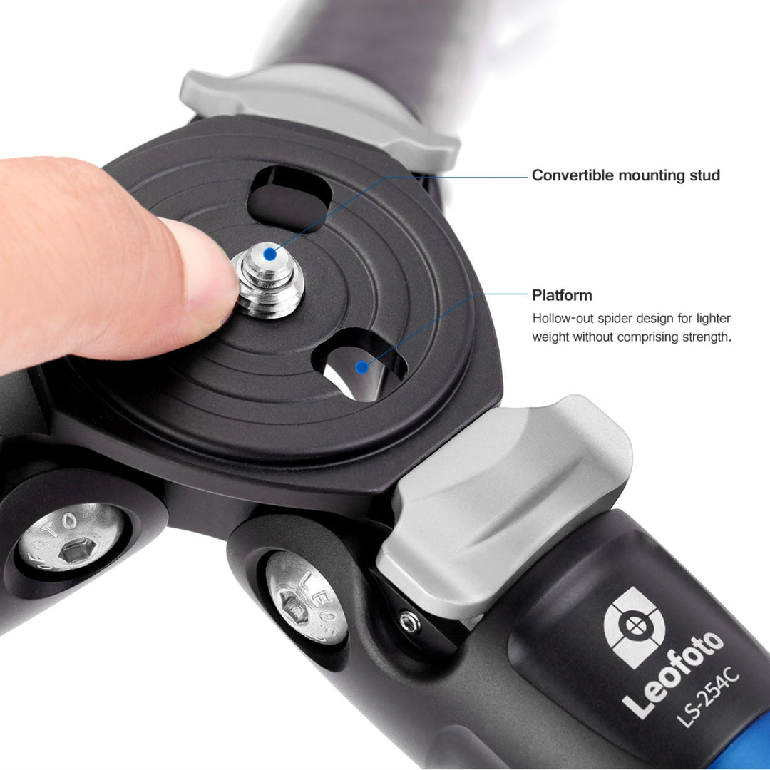 Leofoto Ranger LS-254C + LH-30 Carbon Fiber Tripod Kit-