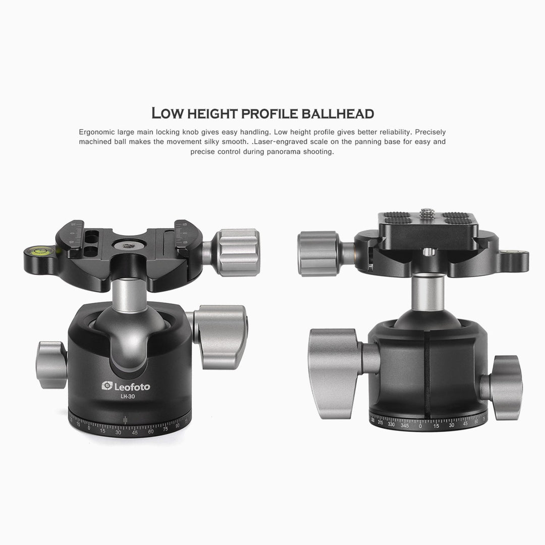 Leofoto Ranger LS-255C + LH-30 Carbon Fiber Tripod Kit-