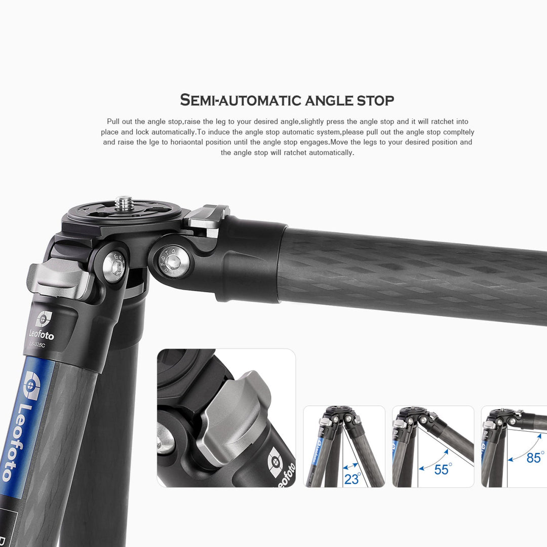 Leofoto Ranger LS-285C + LH-36 Carbon Fiber Tripod Kit-