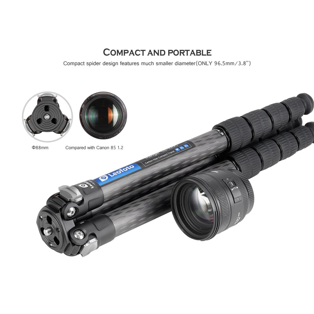 Leofoto Ranger LS-285C + LH-36 Carbon Fiber Tripod Kit-