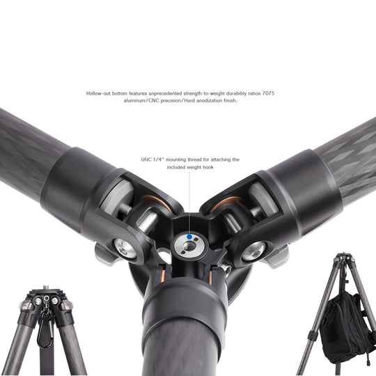 Leofoto Ranger LS-285C + LH-36 Carbon Fiber Tripod Kit-