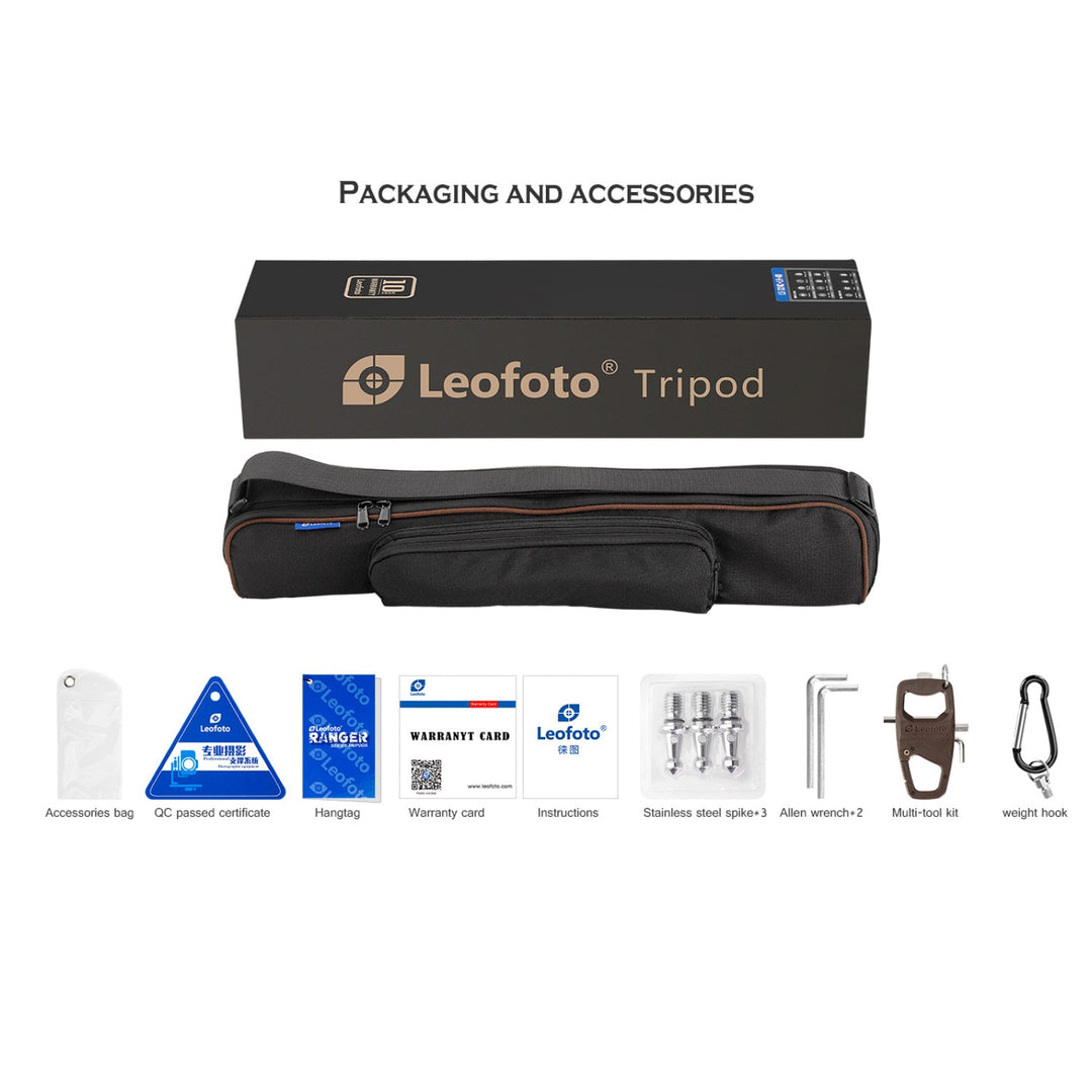 Leofoto Ranger LS-364C Carbon Fiber Tripod-