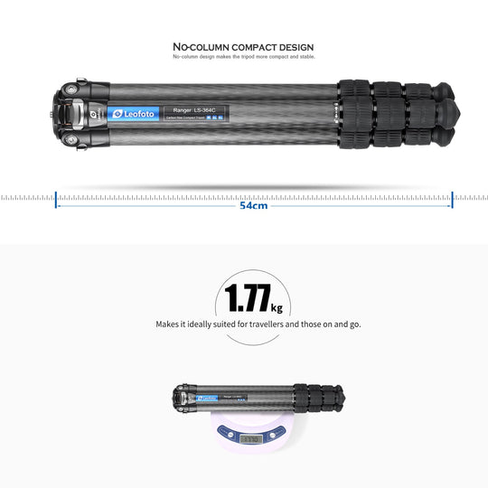 Leofoto Ranger LS-364C Carbon Fiber Tripod-