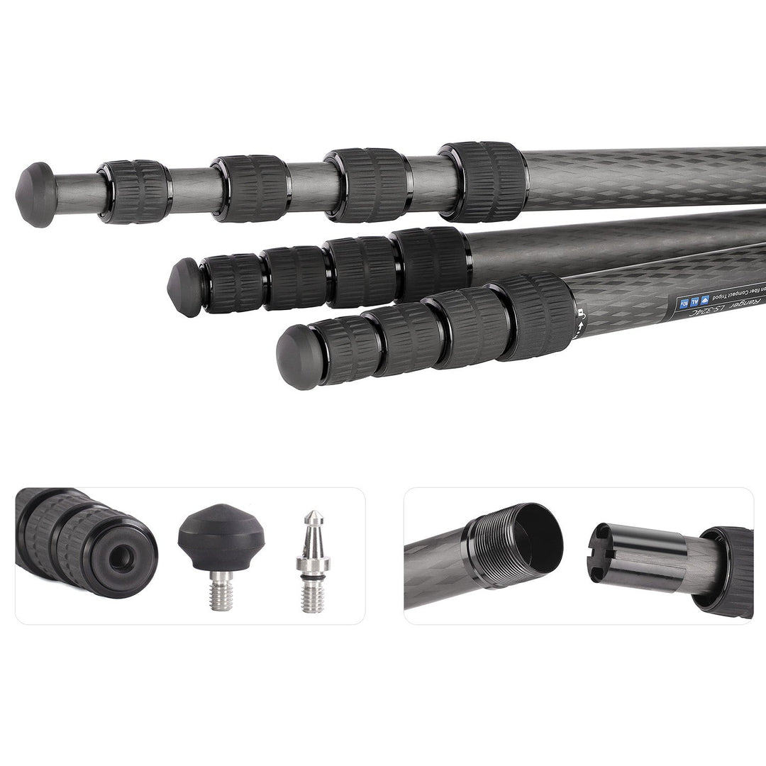 Leofoto Ranger LS-365C Carbon Fiber Tripod-