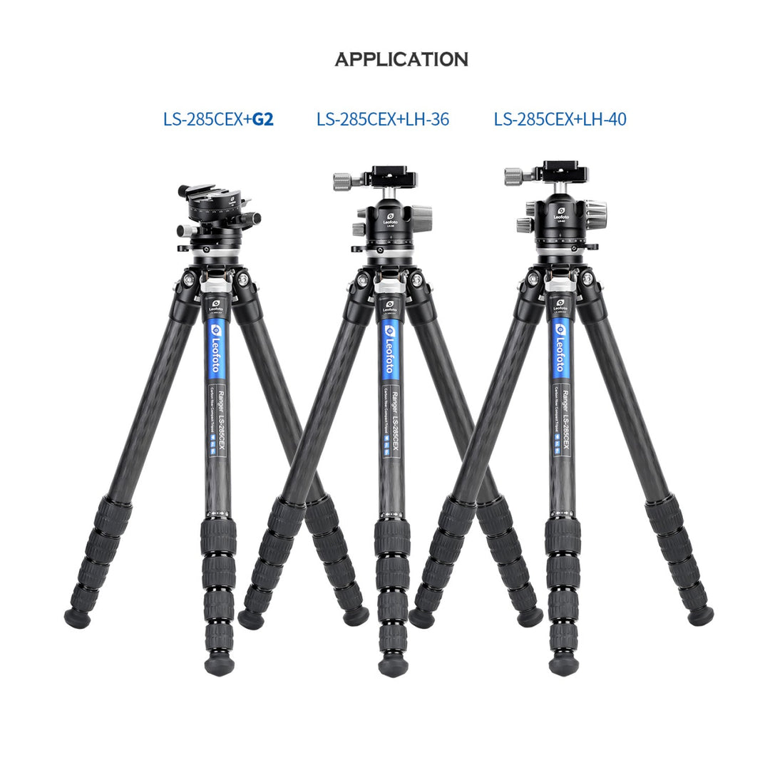 Leofoto Ranger Leveling LS-285CEX Carbon Fiber Tripod-