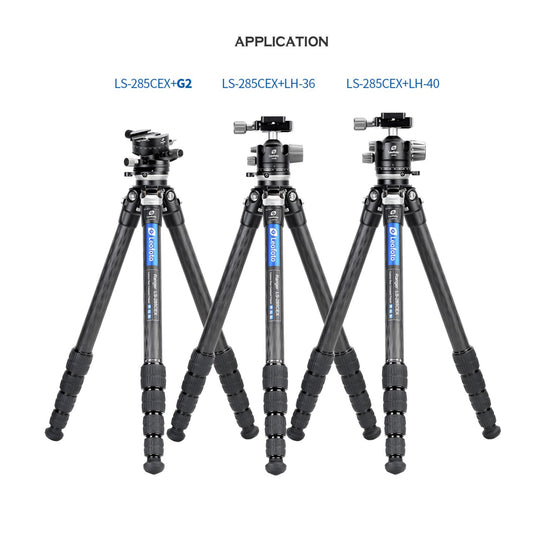 Leofoto Ranger Leveling LS-285CEX Carbon Fiber Tripod-