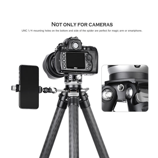 Leofoto Ranger Leveling LS-285CEX Carbon Fiber Tripod-