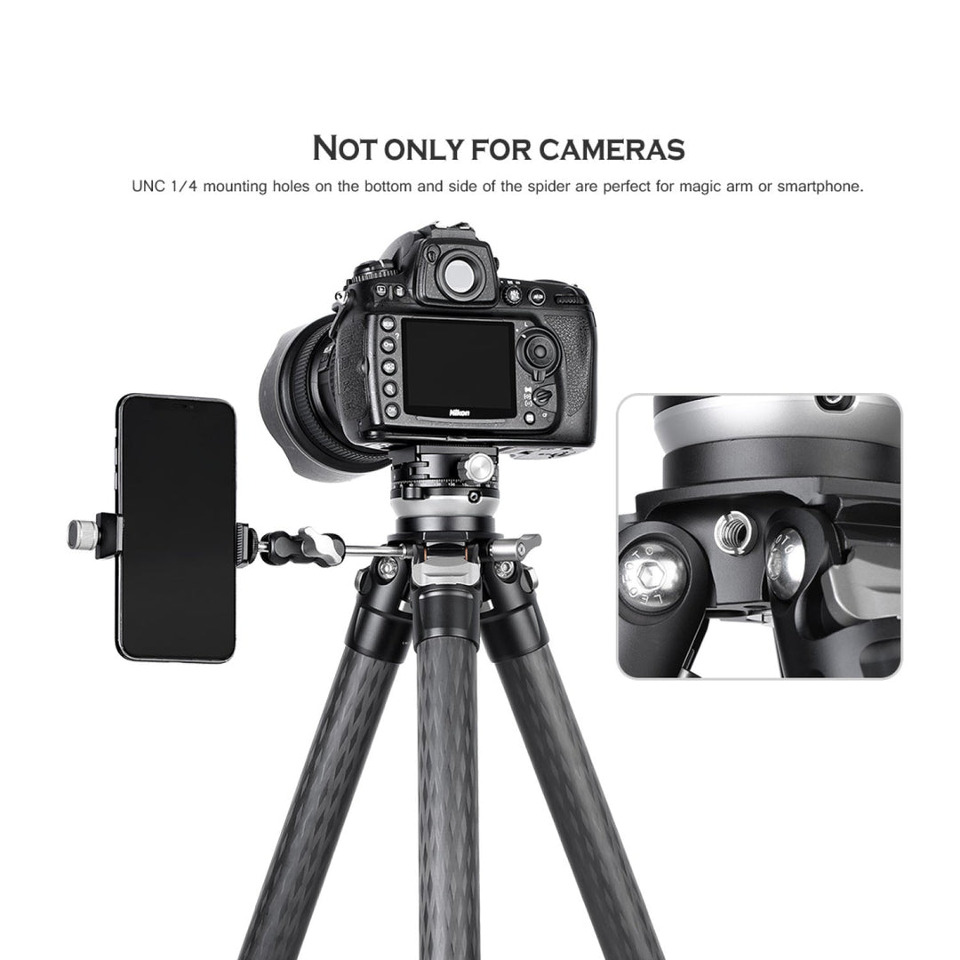 Leofoto Ranger Leveling LS-365CEX Carbon Fiber Tripod-