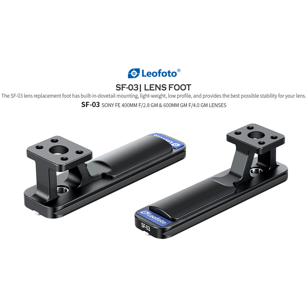 Leofoto Replacement Lens Feet for Sony