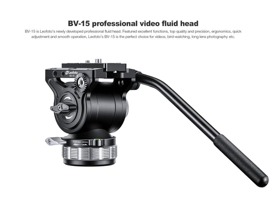 Leofoto BV-15 Video Fluid Head