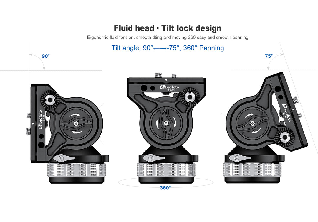 Leofoto BV-15 Video Fluid Head