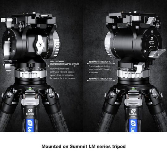 Leofoto BV-30M Video Fluid Head