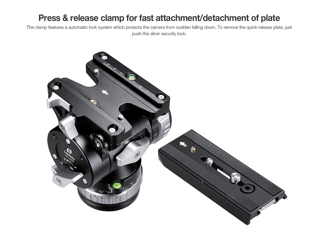 Leofoto BV-30M Video Fluid Head
