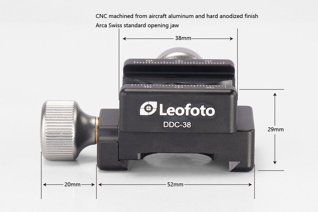 Leofoto DDC-38 Double Arca Clamp