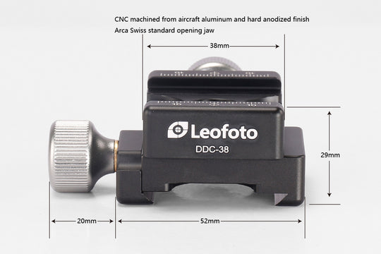 Leofoto DDC-38 Double Arca Clamp