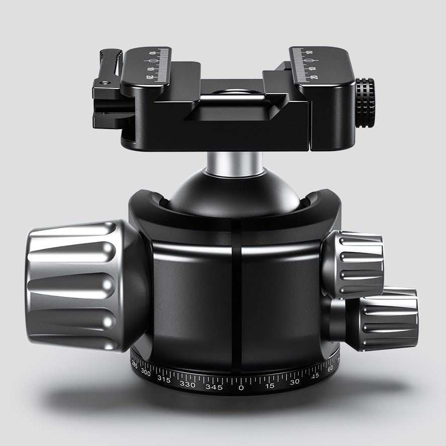 Leofoto LH-40SC Low Profile Ballhead  with Dual Profile Picatinny/Arca Clamp
