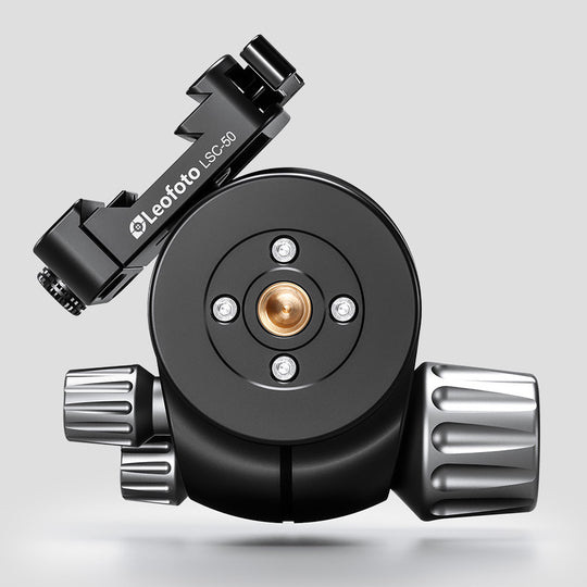 Leofoto LH-40SC Low Profile Ballhead  with Dual Profile Picatinny/Arca Clamp
