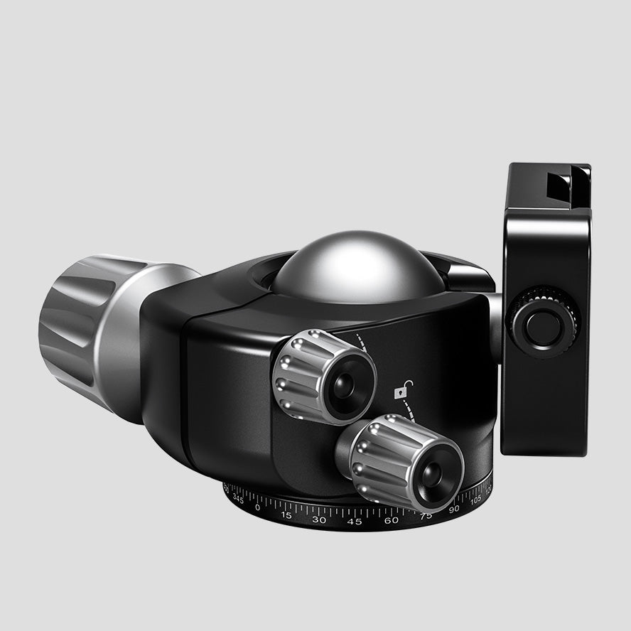 Leofoto LH-40SC Low Profile Ballhead  with Dual Profile Picatinny/Arca Clamp