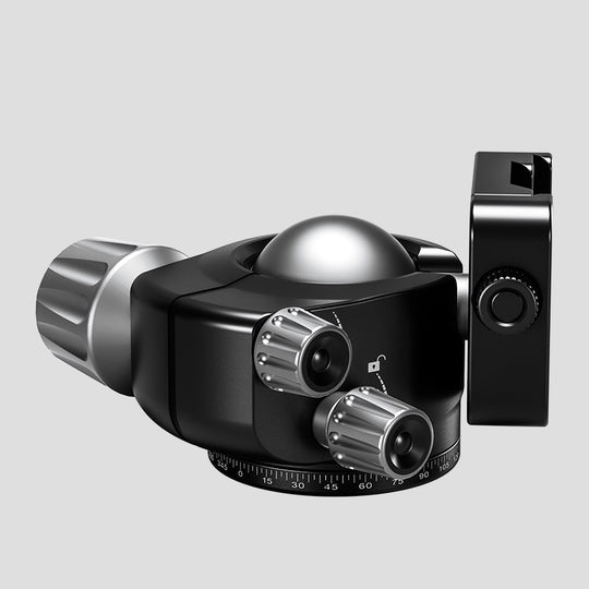 Leofoto LH-40SC Low Profile Ballhead  with Dual Profile Picatinny/Arca Clamp