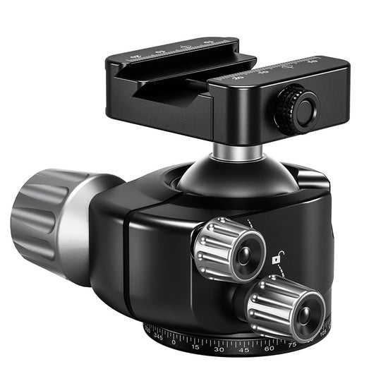 Leofoto LH-40SC Low Profile Ballhead  with Dual Profile Picatinny/Arca Clamp