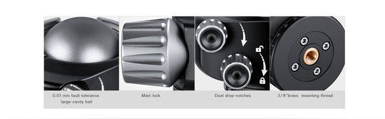 Leofoto LH-47 Low Profile Ballhead