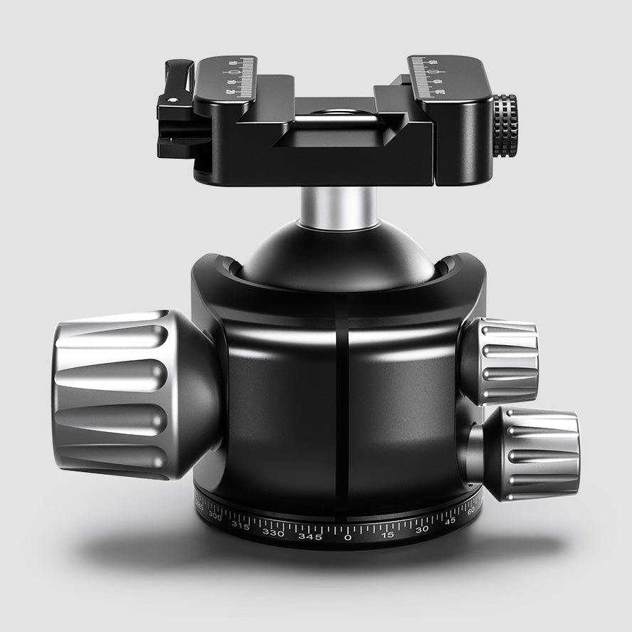 Leofoto LH-47SC Low Profile Ballhead  with Dual Profile Picatinny/Arca Clamp