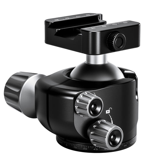 Leofoto LH-47SC Low Profile Ballhead  with Dual Profile Picatinny/Arca Clamp