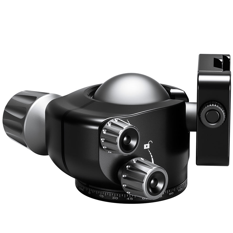 Leofoto LH-47SC Low Profile Ballhead  with Dual Profile Picatinny/Arca Clamp