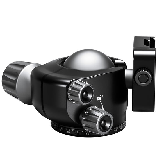 Leofoto LH-47SC Low Profile Ballhead  with Dual Profile Picatinny/Arca Clamp