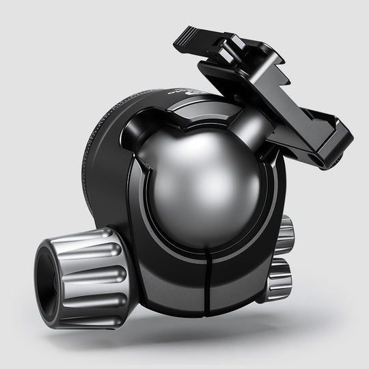Leofoto LH-55SC Low Profile Ballhead  with Dual Profile Picatinny/Arca Clamp