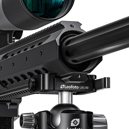 Leofoto LH-55SC Low Profile Ballhead  with Dual Profile Picatinny/Arca Clamp