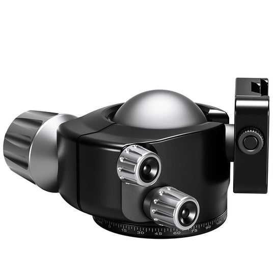 Leofoto LH-55SC Low Profile Ballhead  with Dual Profile Picatinny/Arca Clamp